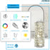 Modern LED Wall Lights Crystal Bathroom Fixtures, Chrome