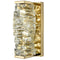 Modern LED Wall Lights Crystal Bathroom Fixtures, Gold