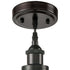 Modern Mini Bell Glass 3 Light Pendant Fixture