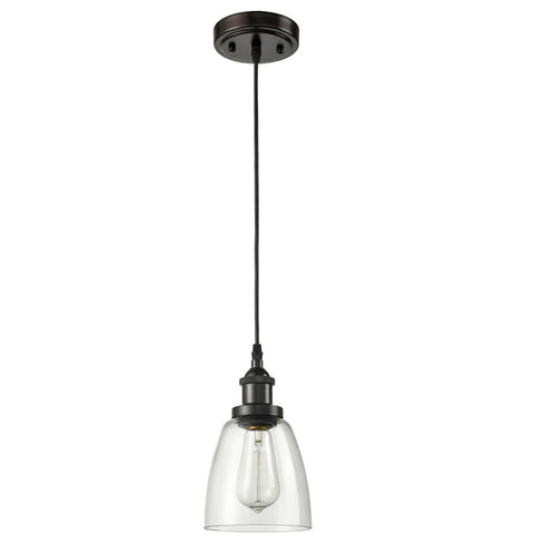Modern Mini Bell Glass 3 Light Pendant Fixture