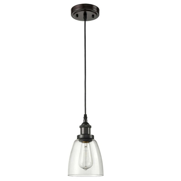 Modern Mini Bell Glass 3 Light Pendant Fixture