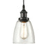 Modern Mini Bell Glass 3 Light Pendant Fixture