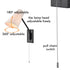 Modern Plug-in Wall Light Black Swing Arm Wall Lamp