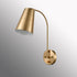 Modern Plug in Wall Sconce with Cord Set of 2 Brass Wall Light