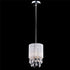Bardi Modern Silver String Drum Shade Crystal Pendant Lighting