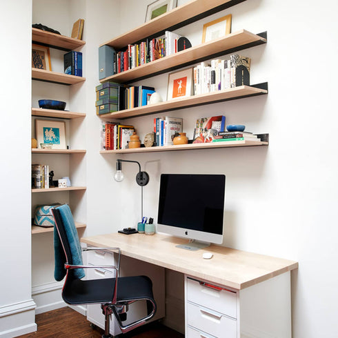 Modern Swing Arm Plug-in Black Wall Sconce Set of 2