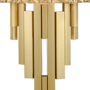 Modern Wall Sconces 2-Light Gold Wall Sconce Glass Wall Light Hallway Light