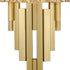 Modern Wall Sconces 2-Light Gold Wall Sconce Glass Wall Light Hallway Light