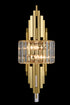 Modern Wall Sconces 2-Light Gold Wall Sconce Glass Wall Light Hallway Light