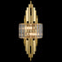 Modern Wall Sconces 2-Light Gold Wall Sconce Glass Wall Light Hallway Light
