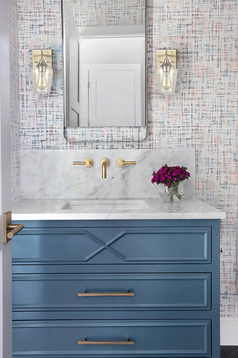 Modern Wall Sconces Brushed Nickel Bathroom Wall Sconces