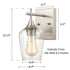 Modern Wall Sconces Brushed Nickel Bathroom Wall Sconces