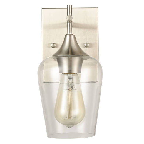 Modern Wall Sconces Brushed Nickel Bathroom Wall Sconces