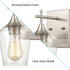 Modern Wall Sconces Brushed Nickel Bathroom Wall Sconces