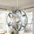 Modern Pendant Lighting Globe Pendant Light Silver Gray