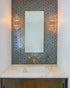 Gold Crystal Wall Sconce Bathroom Modern Lights