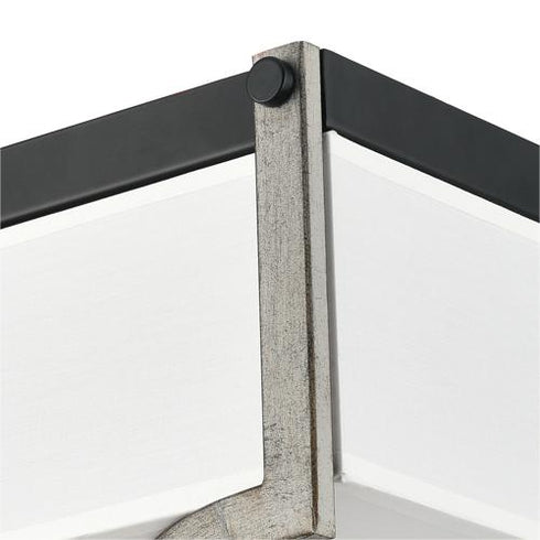 Industrial Flush Mount Ceiling Light White Dimmable LED Ceiling Light