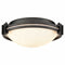 Black Flush Mount Light Milk Glass Ceiling Light Fixture