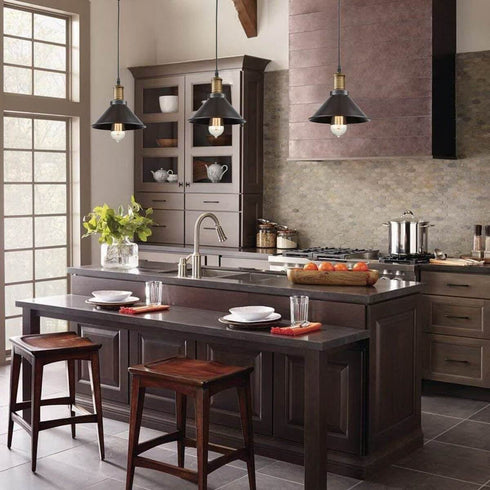 Oil Rubbed Bronze Industrial Pendant Lighting 3 Pack Mini Pendant Lights
