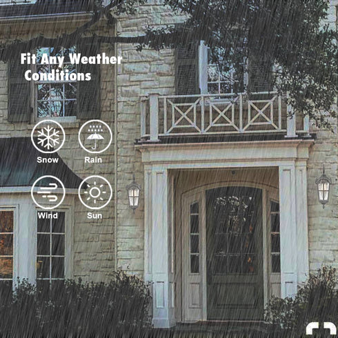 Outdoor Wall Light Fixture Black Waterproof Exterior Wall Lantern