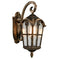 Outdoor Wall Light Waterproof Exterior Wall Lantern Brass with Rust