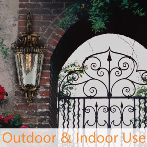 Outdoor Wall Sconce Waterproof Bronze Exterior Wall Light Fixtures