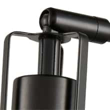 Plug-in Wall Sconce Set of Two Wall Light Black Swing Arm Wall Lamp