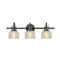 Prismatic Glass Three-Light Bathroom Wall Sconces Vanity Light