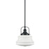 Industrial Pendant Light Fixtures Black Schoolhouse Hanging Adjustable Light for Kitchen Island