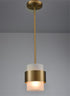Modern Adjustable Pendant Light Fixtures Over Kitchen Island Lighting Ceiling Hanging Metal Industrial Mini Cylinder Pendant Lighting Frosted Glass Shade