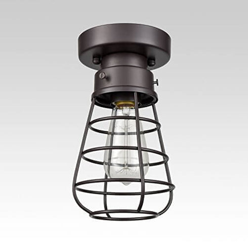 Retro Industrial Ceiling Light Fixtures Loft Barn Cage