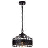 Rustic Black Drum Pendant Light Hanging Chandelier