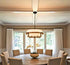 Rustic Drum Chandelier 4-Light Dining Room Chandelier