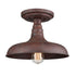 Bovino Rustic Industrial Barn Semi Flush Mount Ceiling Light