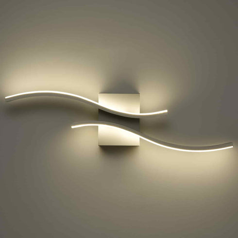Modern LED Sconce Wall Lighting Indoor 24" Minimalist Industrial White Wall Sconce