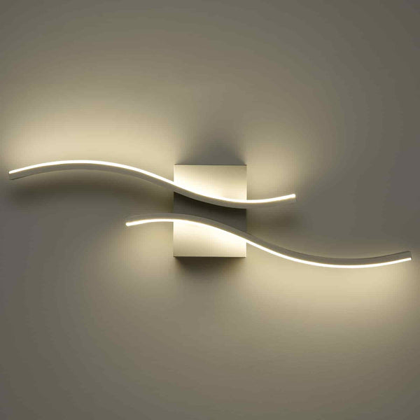 Modern LED Sconce Wall Lighting Indoor 24" Minimalist Industrial White Wall Sconce