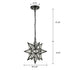 Camaiore Seeded Glass Industrial Moravian Star Pendant Light 13 Inches