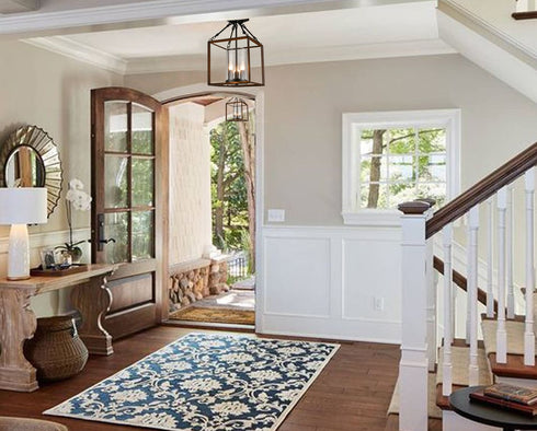 Square Cage Semi Flush Ceiling Lights Black Chandeliers