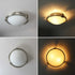 Brushed Nickel Flush Mount Light 2-Light Milk Glass Ceiling Light