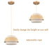 Gold Pendant Light Boho Hanging Light for Bedroom Living room