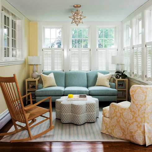 Gold Star Ceiling Light Modern Brass Flush Mount Lights