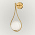 Vanity Modren Wall Light Fixtures Milky White Round Glass Sconce Light Bedroom