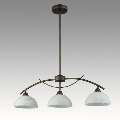 Vintage 3-Light Kitchen Pendant Lighting, Golden Bronze