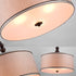 Vintage Fabric Drum Oil Rubbed Bronze Etamine Modern Pendant Lighting