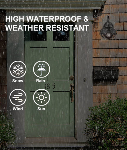 Vintage Gooseneck Barn Light Wall Sconces Oil Rubbed Bronze 2-Pack