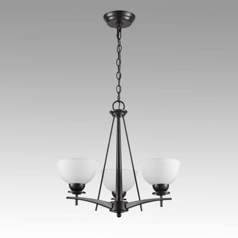 Vintage Iron Glass Oil Rubbed Bronze Large Modern Chandeliers