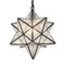 Vintage Moravian Star Seeded Glass Pendant Lights, 14-inch Diameter