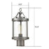 San Severo Vintage Outdoor Pole Light Seeded Glass Post Lantern Light Fixture