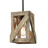 Farmhouse Pendant Light Fixtures Rustic Wood Chandelier for Kitchen Island Dining Room