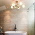 Modern Gold Ceiling Light 6-Light Globe Chandelier